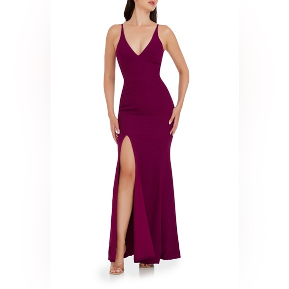 Adidas Deep Purple Maxi Dress - Picture 1 of 10